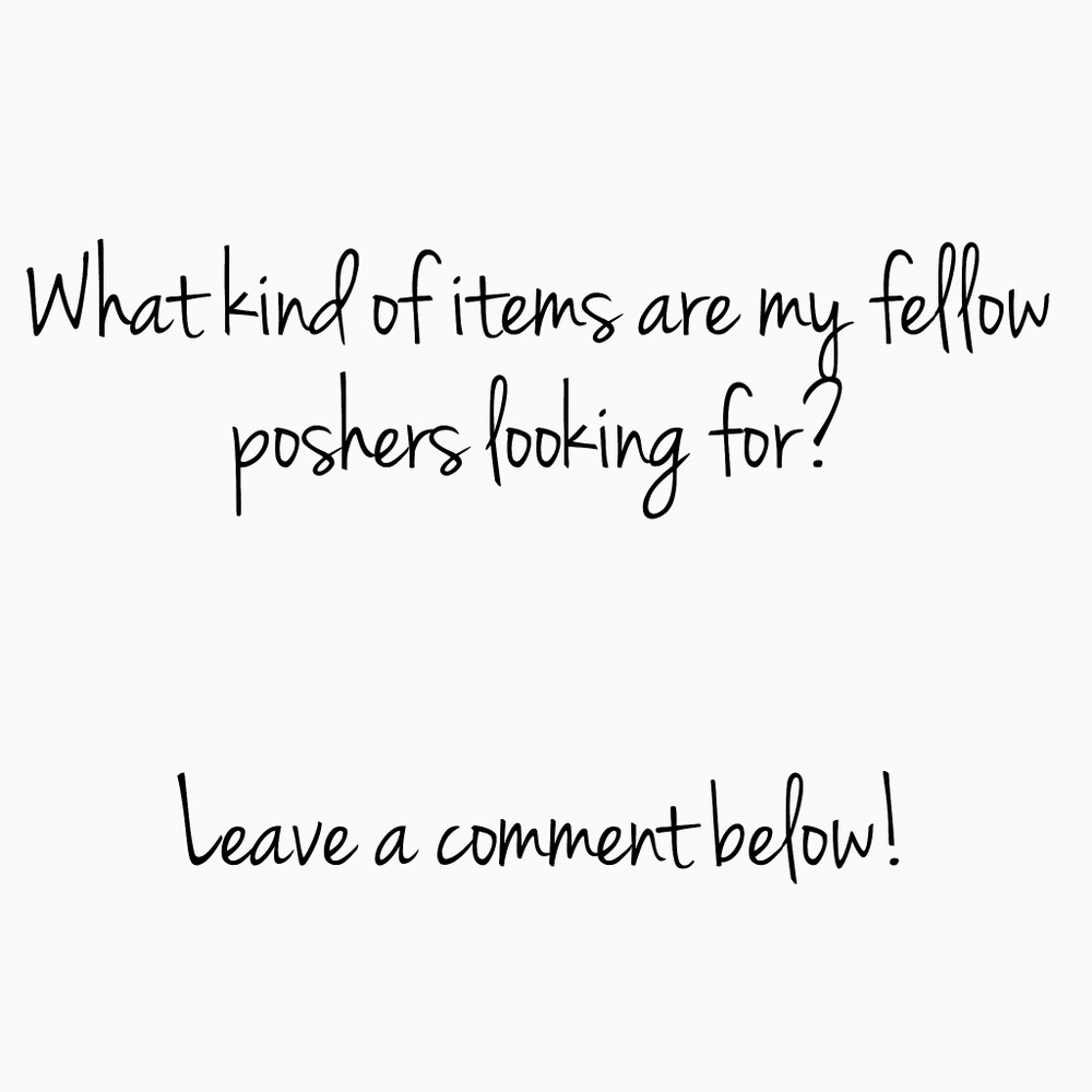 LEAVE ME A COMMENT! 👇🏼👇🏼